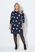 Weihnachts-Sweatkleid, Rundhals, Langarm