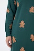 Weihnachts-Sweatkleid, Rundhals, Langarm