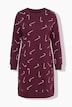 Weihnachts-Sweatkleid, Rundhals, Langarm