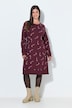 Weihnachts-Sweatkleid, Rundhals, Langarm
