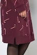 Weihnachts-Sweatkleid, Rundhals, Langarm