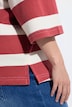 Sweat-shirt à rayures, encolure bateau et manches 3/4
