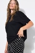 Schlafanzug, Zweiteiler, uni Shirt, Hose mit Dots