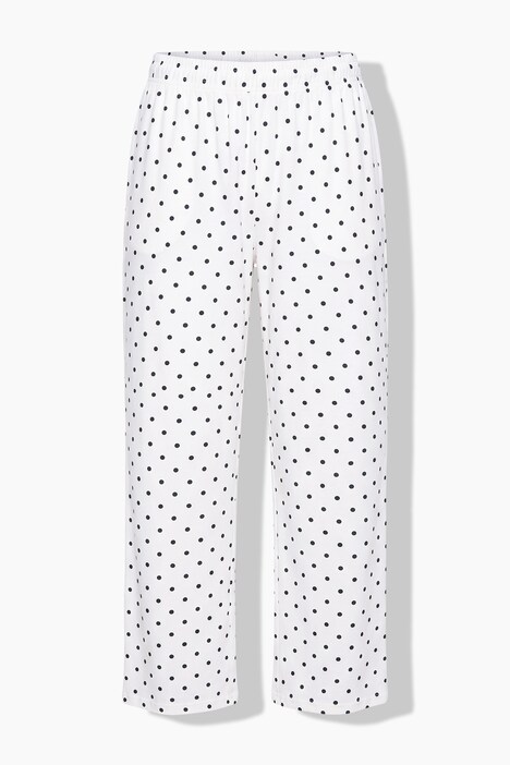 Schlafanzug, Zweiteiler, uni Shirt, Hose mit Dots