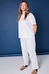 Schlafanzug, Zweiteiler, uni Shirt, Hose mit Dots