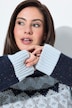 Pullover, Norwegermuster, Rollkragen, Langarm