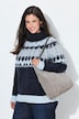 Pullover, Norwegermuster, Rollkragen, Langarm