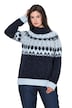 Pullover, Norwegermuster, Rollkragen, Langarm