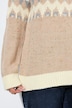 Pullover, Norwegermuster, Rollkragen, Langarm