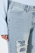 Jeans Sammy, weites Bein, Ziersteine, Destroy-Effekt
