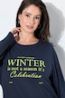 Shirt, Schriftmotiv, Classic, Rundhals, Langarm