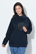 Sweatshirt, Schneeflocke, Stehkragen, Langarm