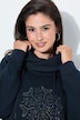 Sweatshirt, Schneeflocke, Stehkragen, Langarm