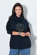 Sweatshirt, Schneeflocke, Stehkragen, Langarm