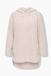 Teddy-Longsweatshirt, Kapuze, Reißverschluss, Langarm