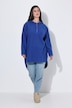 Sweat-shirt long en polaire bouclée, capuche, fermeture à glissière et manches longues