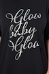 T-Shirt, Glitzerdruck, Rundhals, Halbarm
