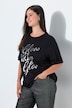 T-Shirt, Glitzerdruck, Rundhals, Halbarm