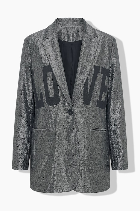 Blazer, Reverskragen, Langarm