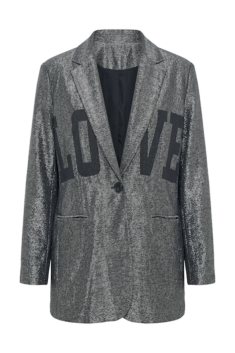 Blazer, Reverskragen, Langarm
