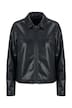 Jacke, Lederoptik, Boxy Fit, Ziernieten, Langarm