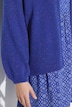 Strickjacke, meliert, Kapuze, Ballon-Langarm