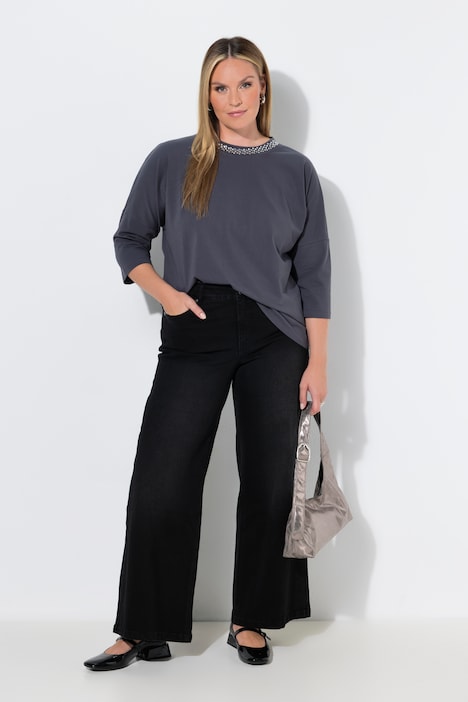 Extra Wide Leg-Jeans, 4-Pocket