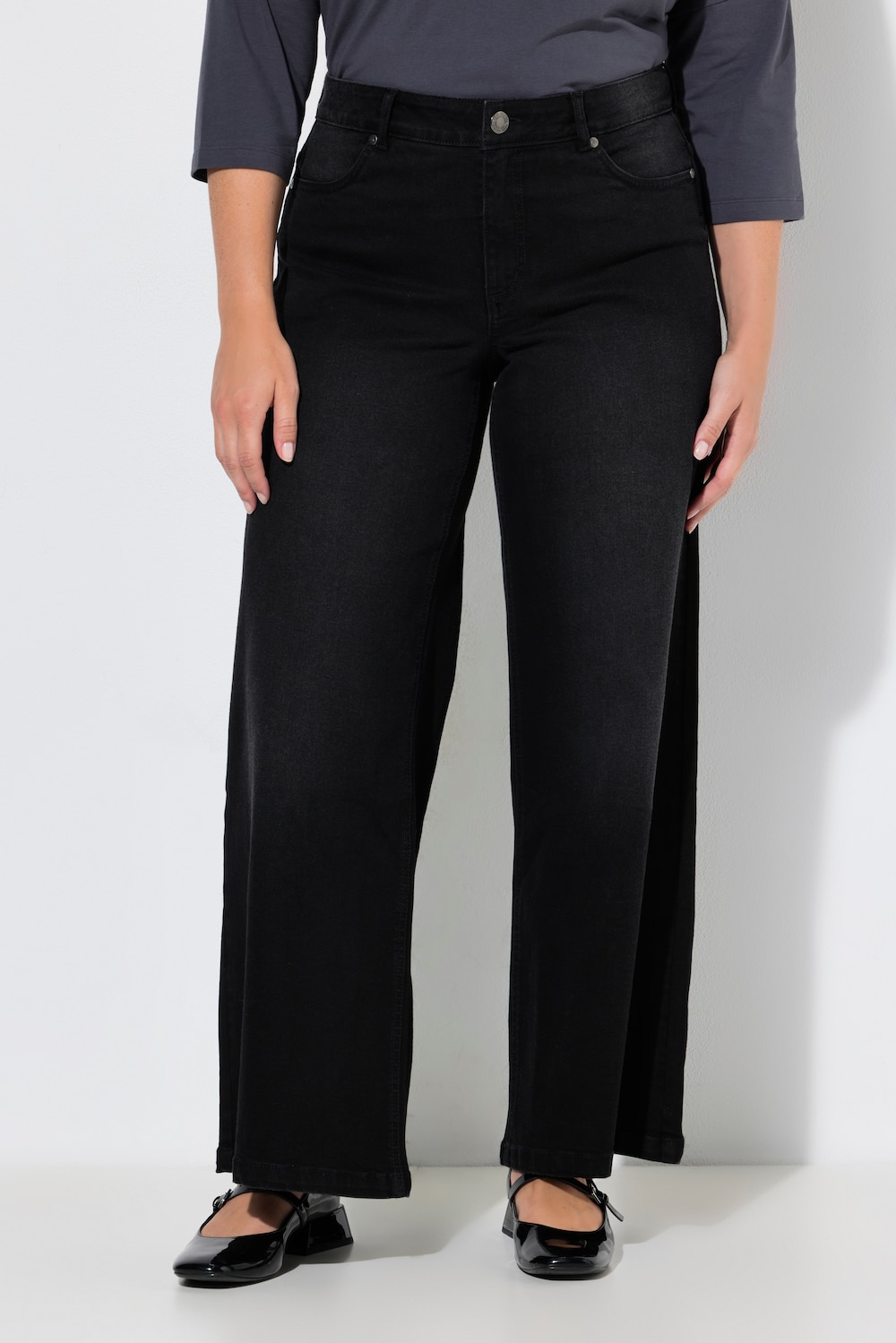 Extra Wide Leg-Jeans, 4-Pocket