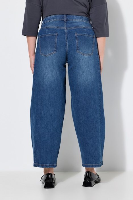 Barrel-Jeans, weite Barrel-Passform, 4-Pocket