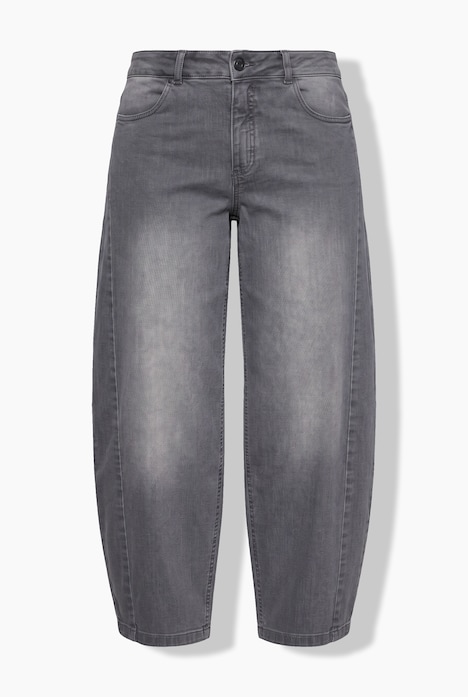 Barrel-Jeans, weite Barrel-Passform, 4-Pocket