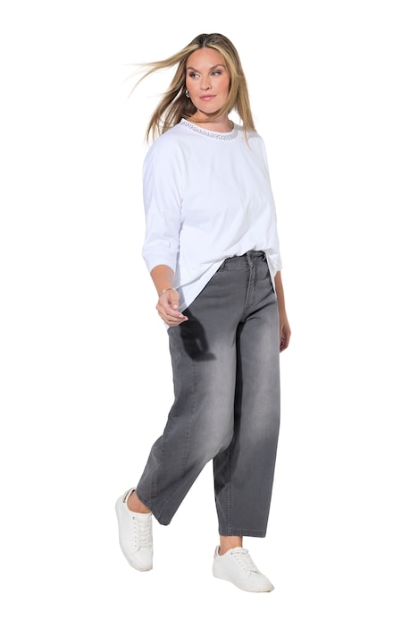 Barrel-Jeans, weite Barrel-Passform, 4-Pocket