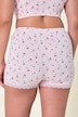 Pantys, 3er-Pack, Valentinstag, Kirschen/einfarbig mit Spitzensaum