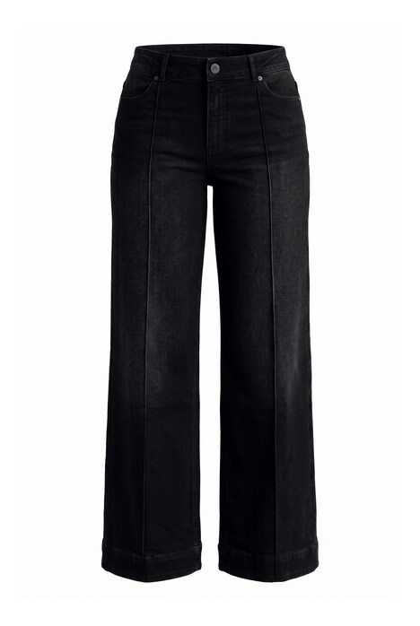 Jeans, weites Bein, Biese, 4-Pocket