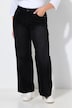 Jeans, weites Bein, Biese, 4-Pocket