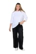 Jeans, weites Bein, Biese, 4-Pocket