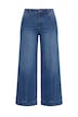 Jeans, weites Bein, Biese, 4-Pocket