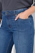 Jeans, weites Bein, Biese, 4-Pocket
