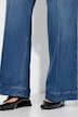 Jeans, weites Bein, Biese, 4-Pocket
