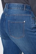 Jeans, weites Bein, Biese, 4-Pocket
