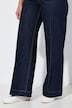 Jeans, weites Bein, Biese, 4-Pocket