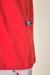 Pyjama, Zweiteiler, uni Shirt, Hose mit Kirsch-Muster