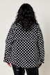 Kurz-Trench, leicht oversized, Polka Dots, Reverskragen