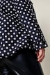Kurz-Trench, leicht oversized, Polka Dots, Reverskragen