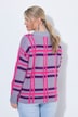 Trui, losse pasvorm, jacquard-ruitpatroon