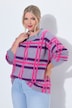 Trui, losse pasvorm, jacquard-ruitpatroon