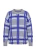 Textured Checked  Sweater