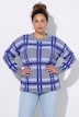 Trui, losse pasvorm, jacquard-ruitpatroon
