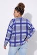 Trui, losse pasvorm, jacquard-ruitpatroon