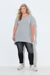 T-Shirt, A-Linie, Saum hinten länger