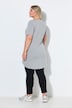 T-Shirt, A-Linie, Saum hinten länger